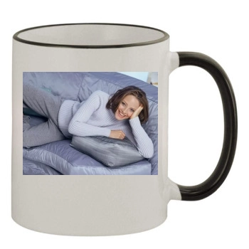 Jodie Foster 11oz Colored Rim & Handle Mug