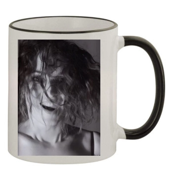 Winona Ryder 11oz Colored Rim & Handle Mug