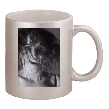 Winona Ryder 11oz Metallic Silver Mug