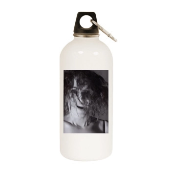 Winona Ryder White Water Bottle With Carabiner