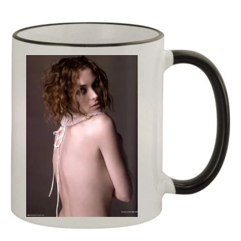 Winona Ryder 11oz Colored Rim & Handle Mug