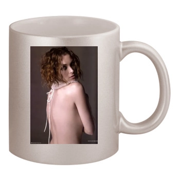 Winona Ryder 11oz Metallic Silver Mug