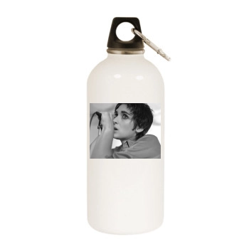 Winona Ryder White Water Bottle With Carabiner