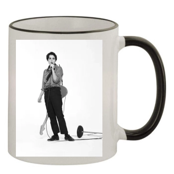 Winona Ryder 11oz Colored Rim & Handle Mug