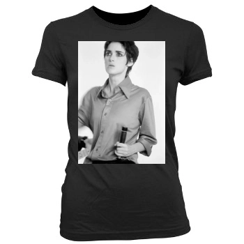 Winona Ryder Women's Junior Cut Crewneck T-Shirt