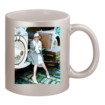 Winona Ryder 11oz Metallic Silver Mug