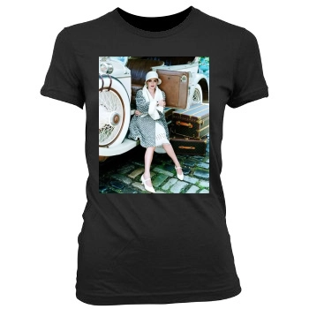 Winona Ryder Women's Junior Cut Crewneck T-Shirt