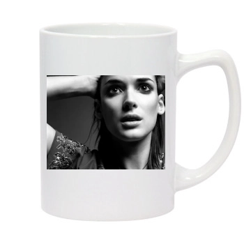 Winona Ryder 14oz White Statesman Mug