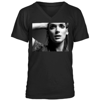 Winona Ryder Men's V-Neck T-Shirt