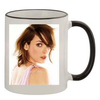 Winona Ryder 11oz Colored Rim & Handle Mug