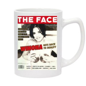 Winona Ryder 14oz White Statesman Mug