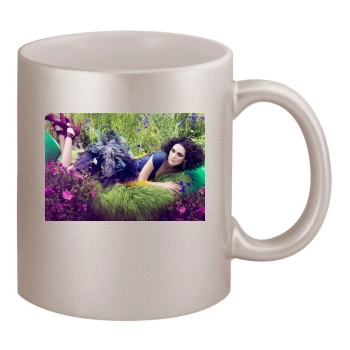 Winona Ryder 11oz Metallic Silver Mug