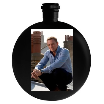 Daniel Craig Round Flask