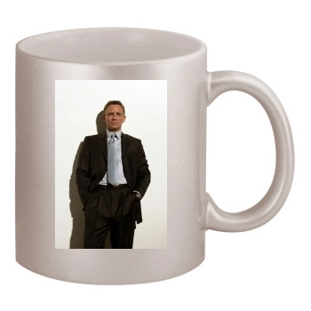 Daniel Craig 11oz Metallic Silver Mug