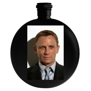 Daniel Craig Round Flask