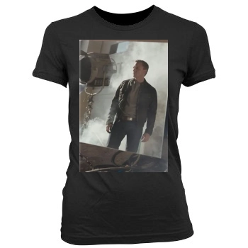 Daniel Craig Women's Junior Cut Crewneck T-Shirt