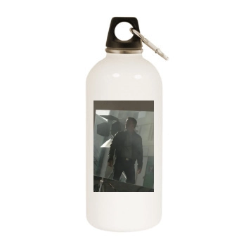 Daniel Craig White Water Bottle With Carabiner