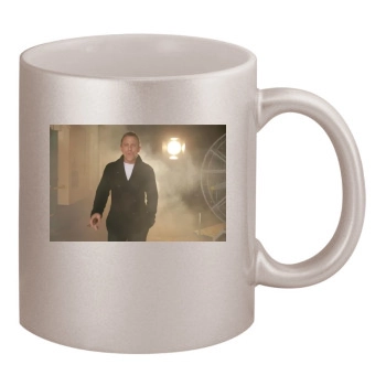 Daniel Craig 11oz Metallic Silver Mug