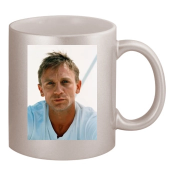 Daniel Craig 11oz Metallic Silver Mug