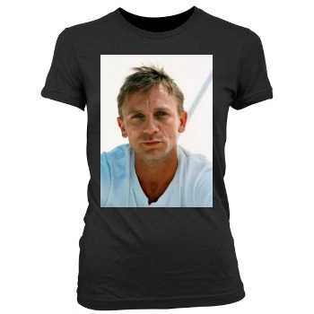 Daniel Craig Women's Junior Cut Crewneck T-Shirt