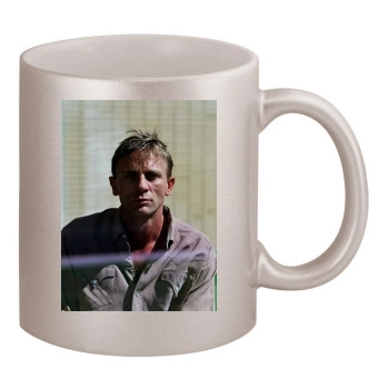 Daniel Craig 11oz Metallic Silver Mug