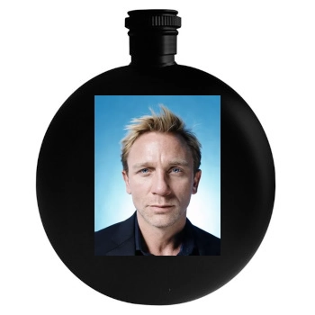 Daniel Craig Round Flask