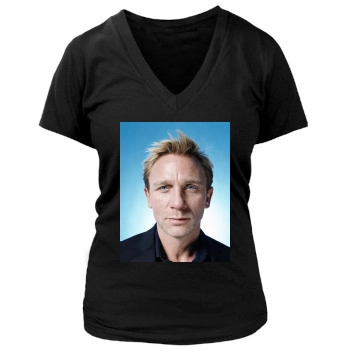 Daniel Craig Women's Deep V-Neck TShirt