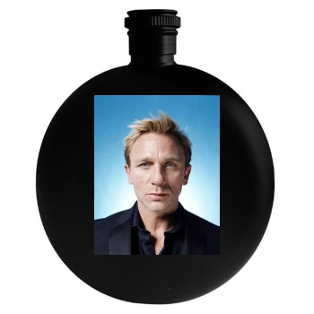 Daniel Craig Round Flask