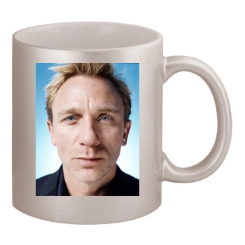 Daniel Craig 11oz Metallic Silver Mug