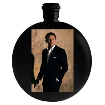 Daniel Craig Round Flask