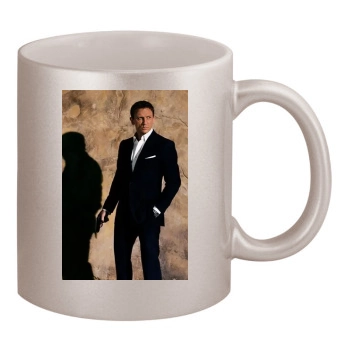 Daniel Craig 11oz Metallic Silver Mug