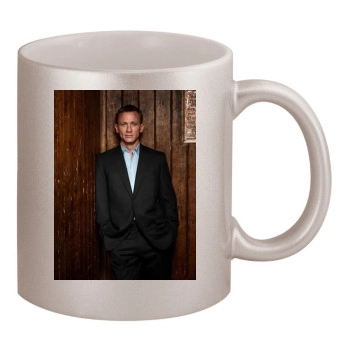 Daniel Craig 11oz Metallic Silver Mug