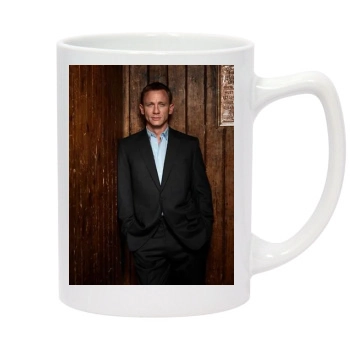 Daniel Craig 14oz White Statesman Mug