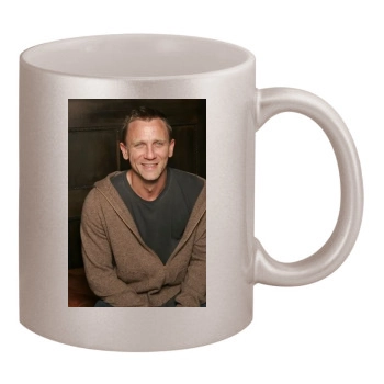 Daniel Craig 11oz Metallic Silver Mug