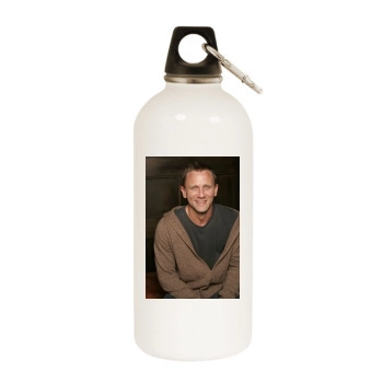 Daniel Craig White Water Bottle With Carabiner