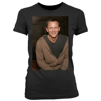 Daniel Craig Women's Junior Cut Crewneck T-Shirt