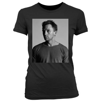 Daniel Craig Women's Junior Cut Crewneck T-Shirt