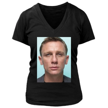 Daniel Craig Women's Deep V-Neck TShirt