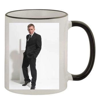 Daniel Craig 11oz Colored Rim & Handle Mug