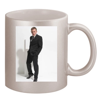 Daniel Craig 11oz Metallic Silver Mug