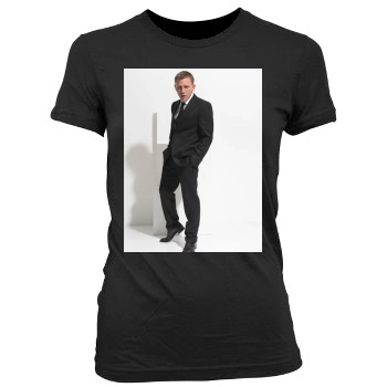 Daniel Craig Women's Junior Cut Crewneck T-Shirt