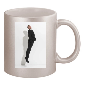 Daniel Craig 11oz Metallic Silver Mug