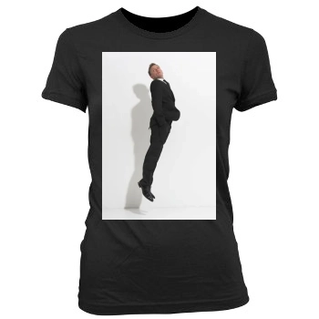 Daniel Craig Women's Junior Cut Crewneck T-Shirt