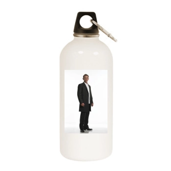 Daniel Craig White Water Bottle With Carabiner