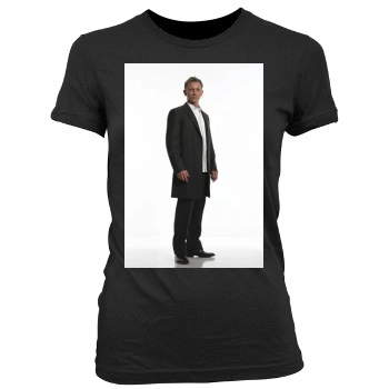 Daniel Craig Women's Junior Cut Crewneck T-Shirt