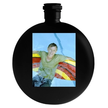 Daniel Craig Round Flask