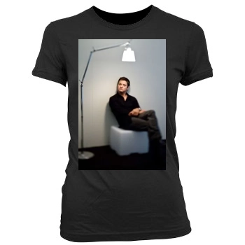 Jeremy Renner Women's Junior Cut Crewneck T-Shirt