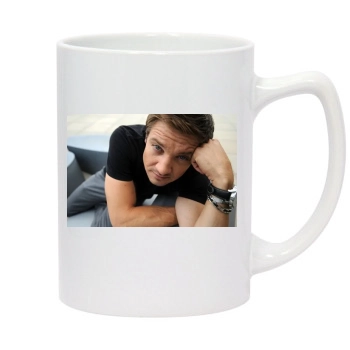 Jeremy Renner 14oz White Statesman Mug