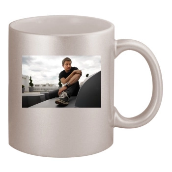 Jeremy Renner 11oz Metallic Silver Mug