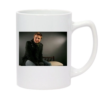 Jeremy Renner 14oz White Statesman Mug